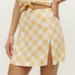 NWT Reformation Margot Skirt